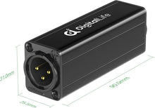 Load image into Gallery viewer, XLR Ground Loop Isolator for Clear Audio - Female-to-Male Connection, No Power