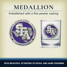 Load image into Gallery viewer, Stephen F. Austin University 14 oz Pewter Old Fashion Rocks Glass - Unique Gift