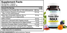 Load image into Gallery viewer, Vision Alive Max - Eye Health Supplement with 8 Natural Ingredients, 30 Capsules
