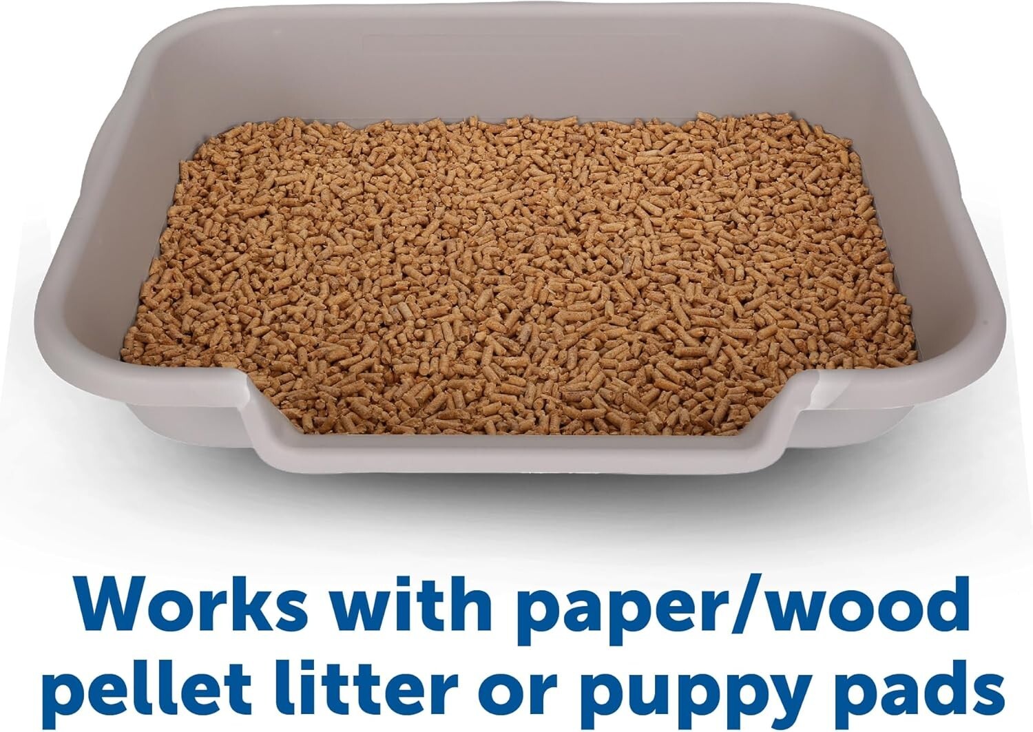 Durable Indoor Dog Litter Pan - Large Size for Puppies and Small Dogs