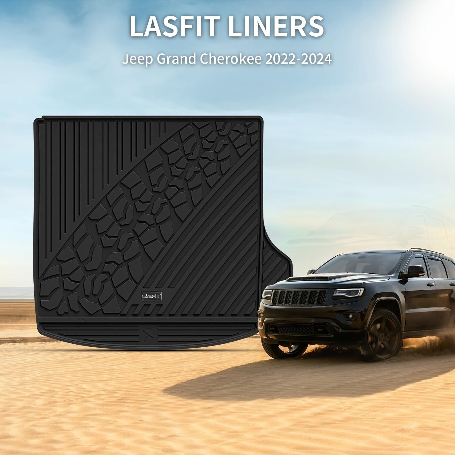 Flexible All-Weather Cargo Liner for 2022-2025 Jeep Grand Cherokee - Perfect Fit