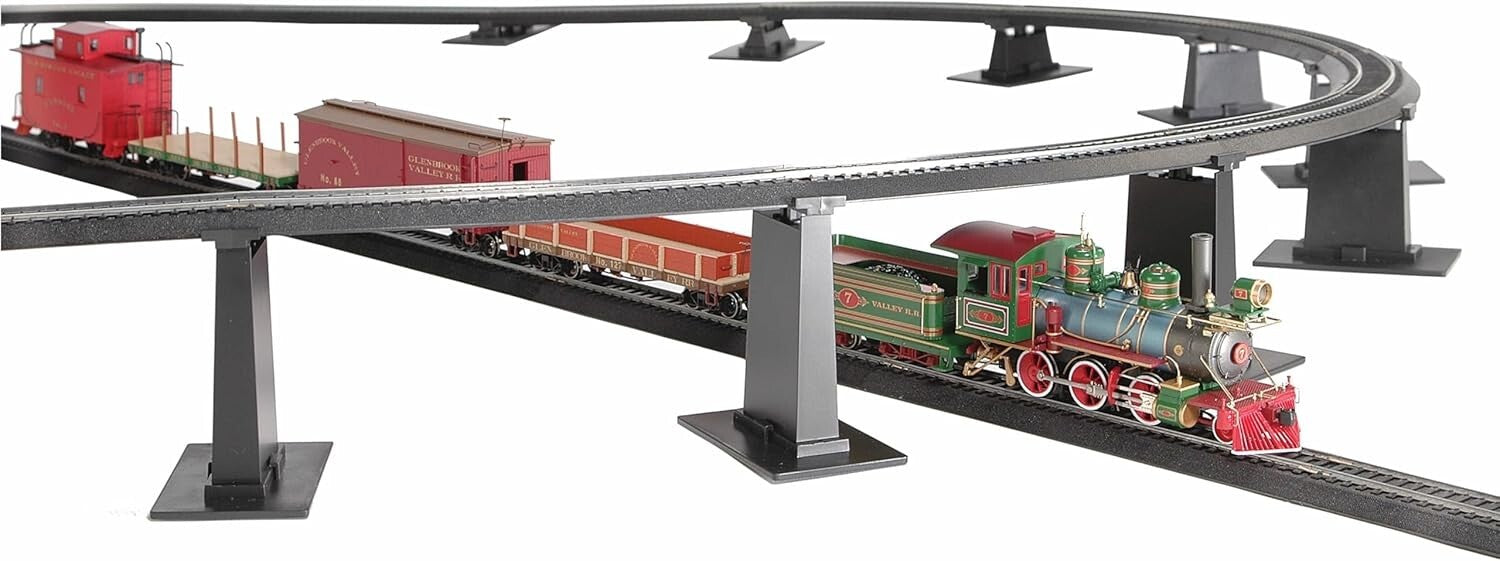 Customizable 18 PC. Graduated Pier Set - Compatible with HO & On30 E-Z Track