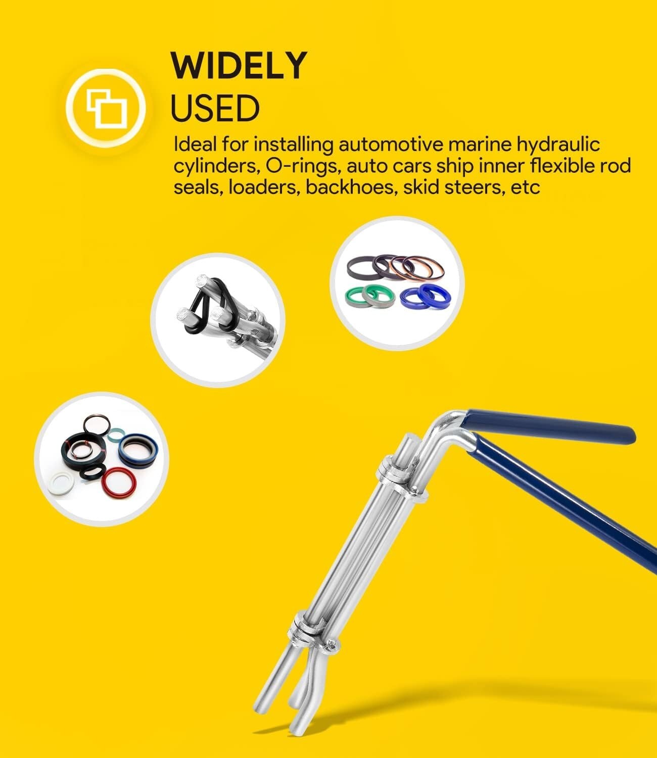 Adjustable Gland Nut Wrench & Seal Installer Kit for Efficient Hydraulic Repairs