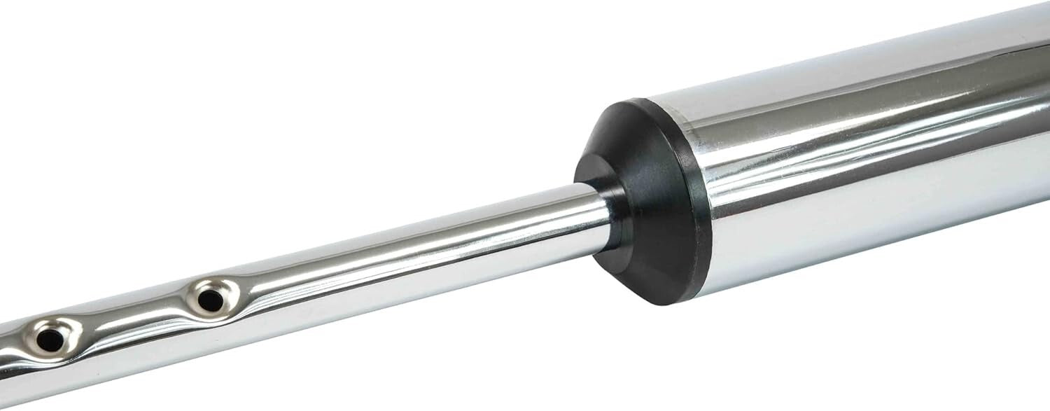 2 Pack 40" Chrome Pogo Stick with Clamp for Air & Electric Line Management