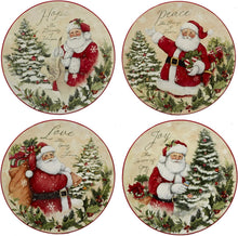 Load image into Gallery viewer, Enchanting 16-Piece Holiday Dinnerware Set by Susan Winget - Festive Table Decor