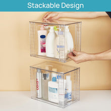 Load image into Gallery viewer, Multi-Purpose Clear Plastic Storage Drawers - Ideal for Cabinets &amp; Vanities