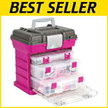 Load image into Gallery viewer, Grab N' Go Rack System - 3 Adjustable Craft Organizers with Pro-Latch Locking
