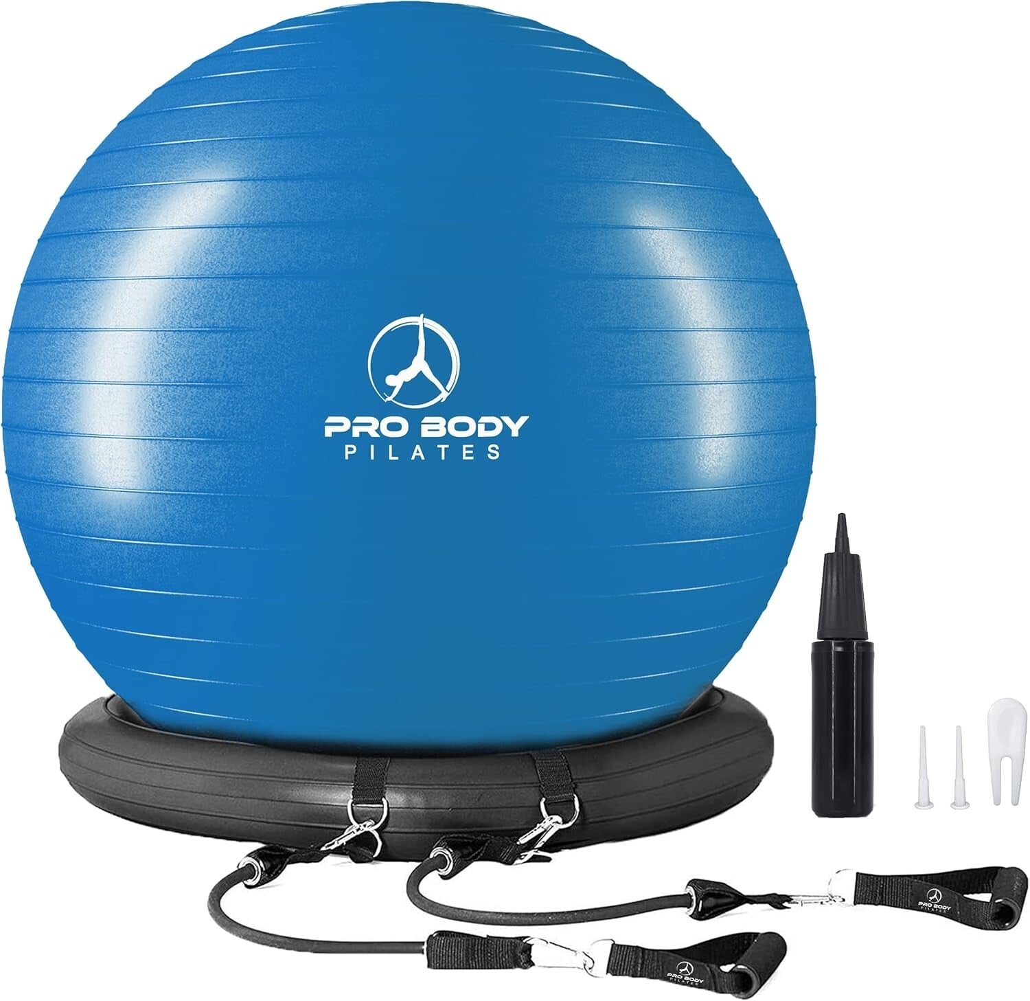 Active Sitting Design: 75cm Balance & Stability Yoga Ball Chair with Accessories