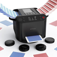 Load image into Gallery viewer, Quiet 2-in-1 Card Shuffler &amp; Dealer with Remotes - Rechargeable for Endless Fun