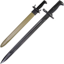 Load image into Gallery viewer, M1 Garand WWII Bayonet Knife with Scabbard - Ambidextrous Handle Design