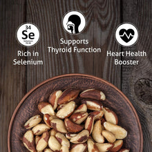 Load image into Gallery viewer, Natural Sea Salted Brazil Nuts 64oz - Non-GMO, Chemical-Free &amp; Kosher Certified
