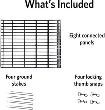 Load image into Gallery viewer, X-Large Metal Dog Exercise Pen - 24"W x 48"H Modular Panels for Versatility