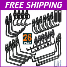 Load image into Gallery viewer, Versatile Wall-Mount Garage Hook Set with Anti-Slip &amp; Rust Resistant Features
