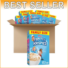 Load image into Gallery viewer, 8-Pack Frosted Krispies Cereal - Versatile &amp; Crunchy Breakfast &amp; Snack Option
