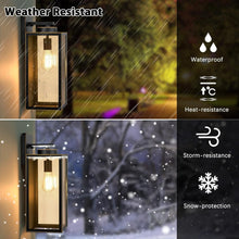 Load image into Gallery viewer, Modern Bronze Exterior Wall Light Fixtures - 15.25 Inch Waterproof LED Sconces