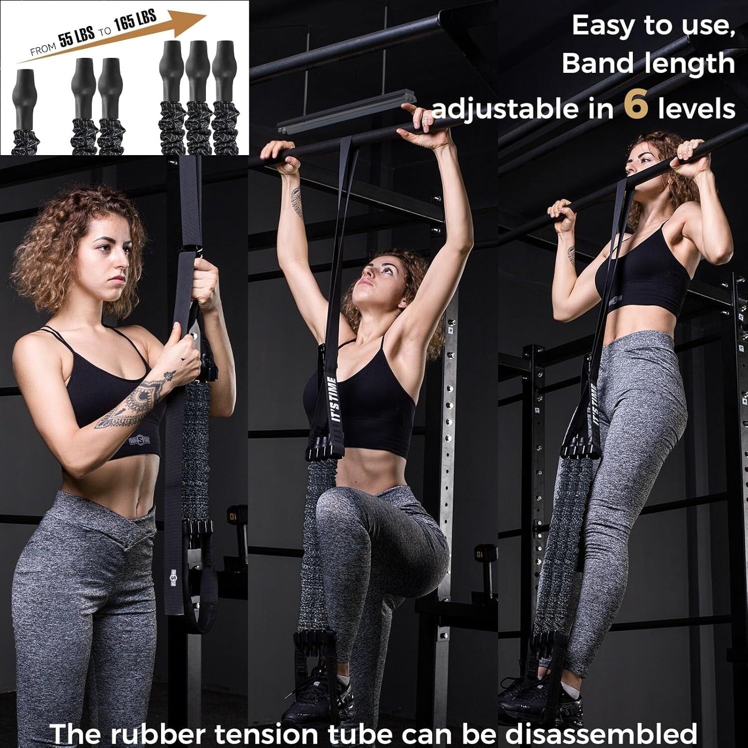 Professional Adjustable Strength Bands for Pull-Ups – Ultimate Fitness Tool