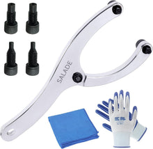Load image into Gallery viewer, Heavy-Duty Adjustable Gland Nut Wrench with Pins for Hydraulic Cylinder Repair