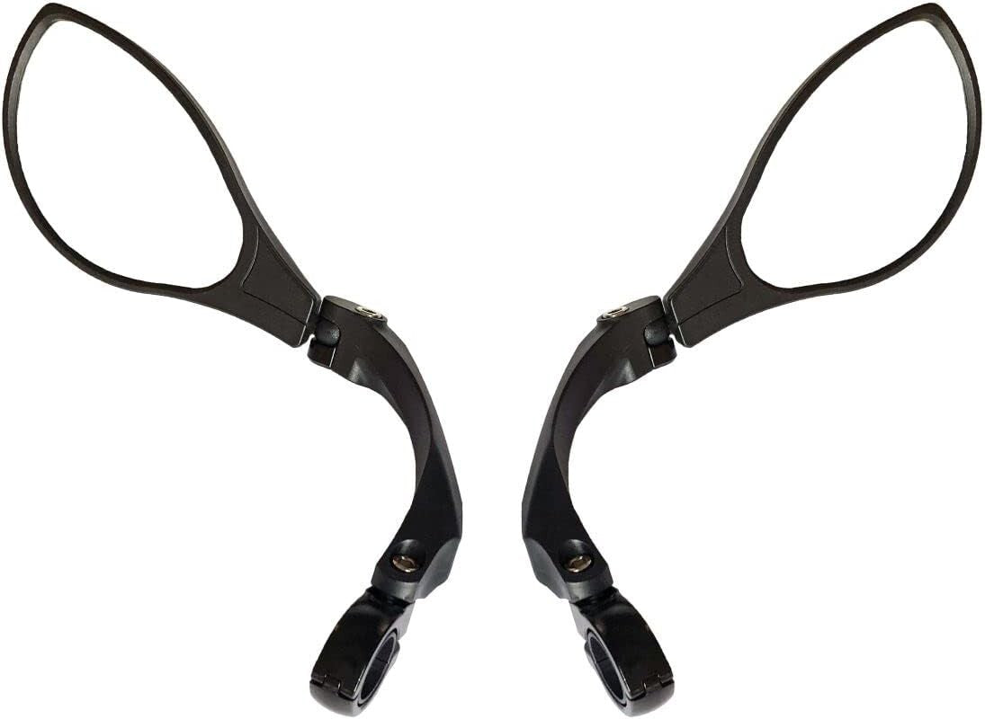 Premium Rearview Bike Mirror - Convex, Lightweight, Easy Install with 5mm Key