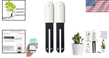 Load image into Gallery viewer, Smart Plant Monitor with Soil Moisture, Light, Temp &amp; Fertility Sensors - 2 Pack