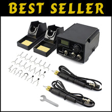 Load image into Gallery viewer, Complete Professional Wood Burning Set: 60W Tool with 20 Specialty Tips