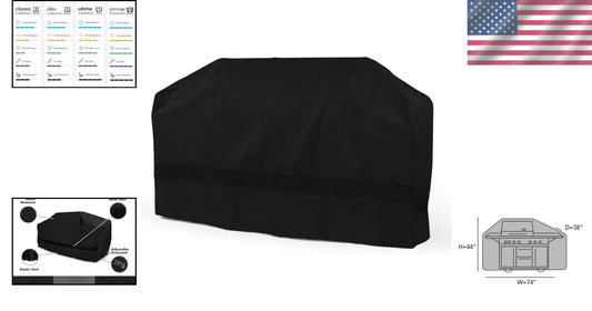 74 Inch Elite Outdoor Grill Cover - Perfect for Large Island Grills and Weather