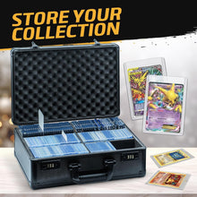Load image into Gallery viewer, Secure Trading Card Box Holds 2700 Sleeved Cards - Durable Aluminum Design