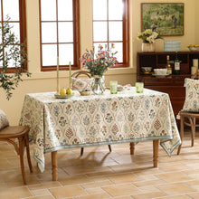 Load image into Gallery viewer, Stylish Floral Table Cover for Rectangular Dining - Ideal for Parties &amp; Banquets