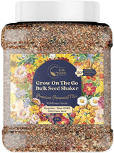 Load image into Gallery viewer, Organic Perennial Wildflower Seed Mix, 1 lb Shaker for Effortless Planting