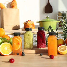 Load image into Gallery viewer, Versatile 8oz Reusable Juice &amp; Smoothie Bottles - Pack of 134 with Accessories