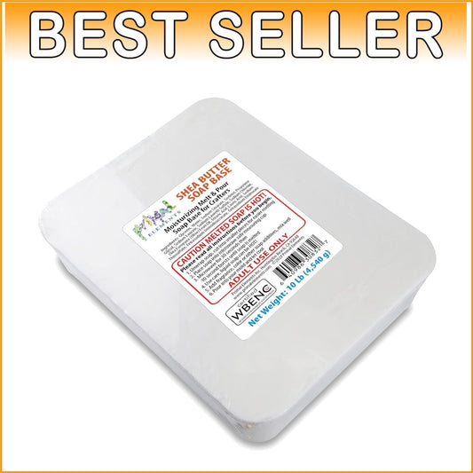 Moisturizing Shea Butter Glycerin Soap Base - 10 lb, Easy to Melt & Mold