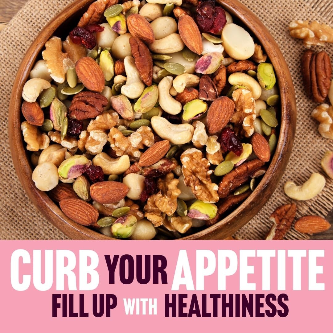 Healthy Trail Mix Snack Packs - Nut & Dried Fruit Assortment, No Salt, 48 Count