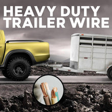 Load image into Gallery viewer, Flexible 14 Gauge 4-Way Trailer Wiring - 25 Ft Multi-Strand Insulated Cord