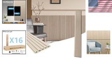 Load image into Gallery viewer, Lightweight Oak-Finish WPC Wainscoting Panels - 16-Count for Easy DIY Decor
