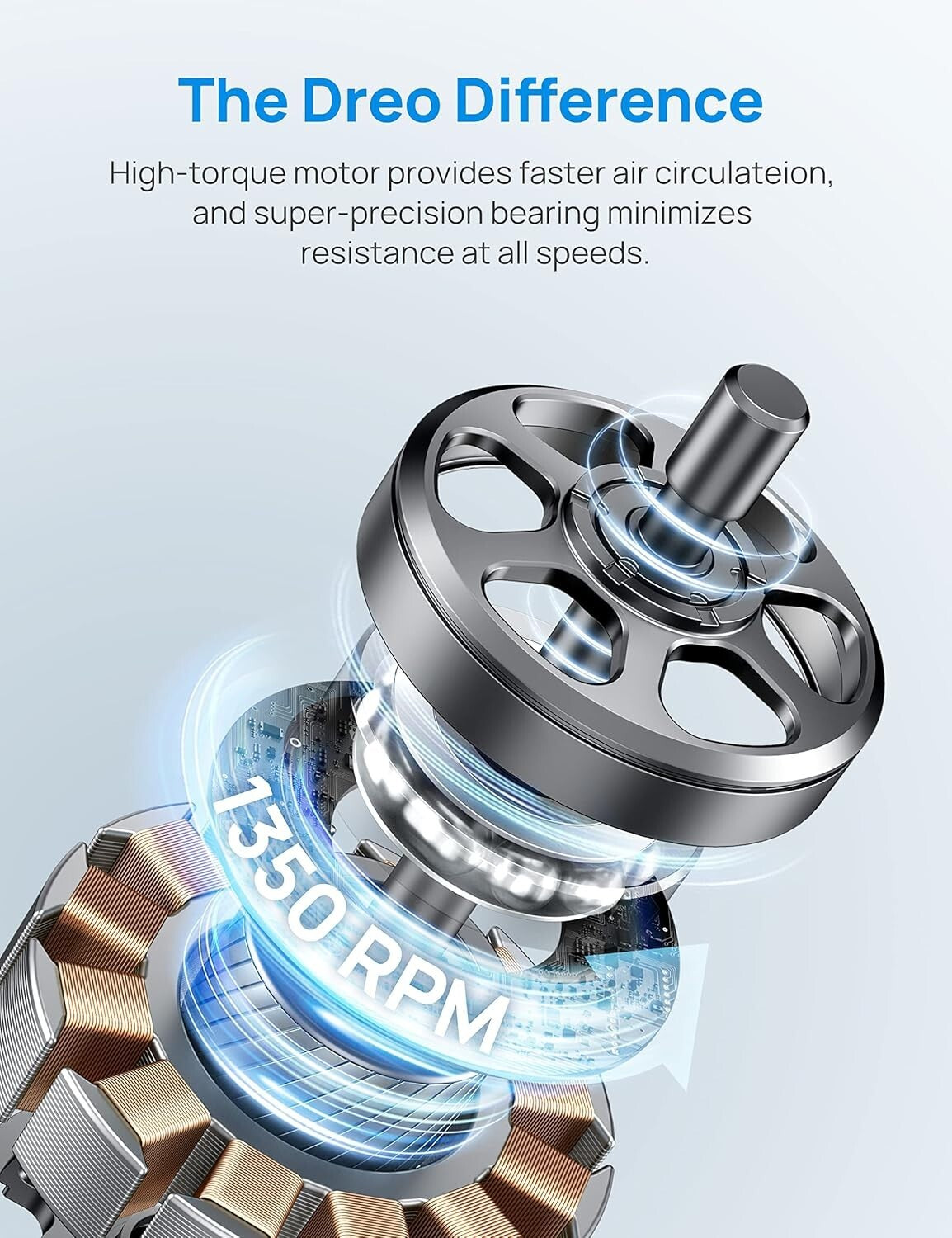 Whisper-Quiet 42'' Tower Fan with 6 Speeds & Remote – Ideal for Bedroom Comfort