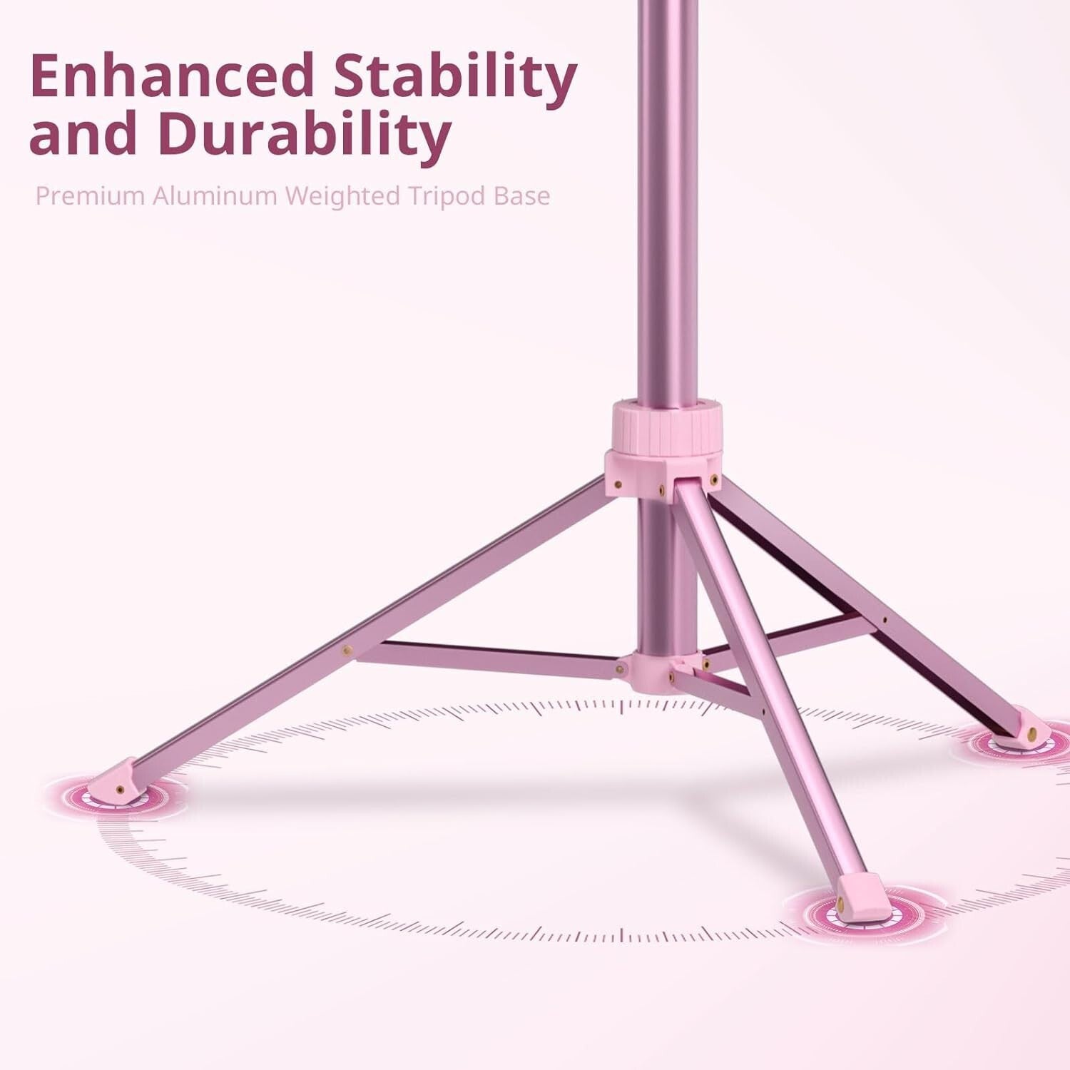 12'' Selfie Ring Light & 62'' Tripod Stand - Perfect for Streaming & Vlogging