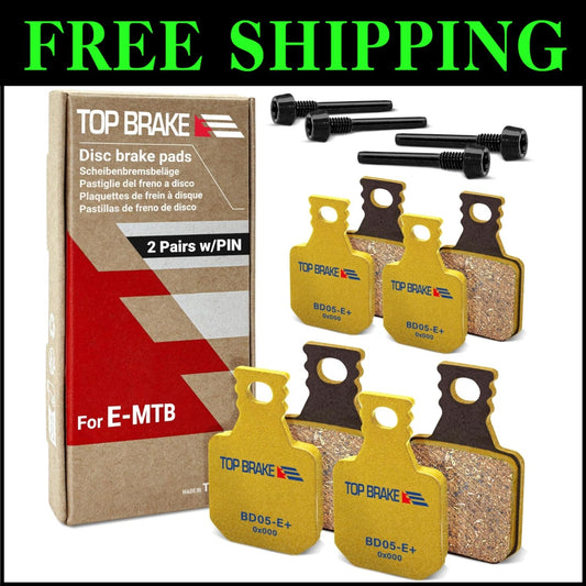 Durable Heat-Resistant Disc Brake Pads for Mountain Bikes - 8 Pieces Set
