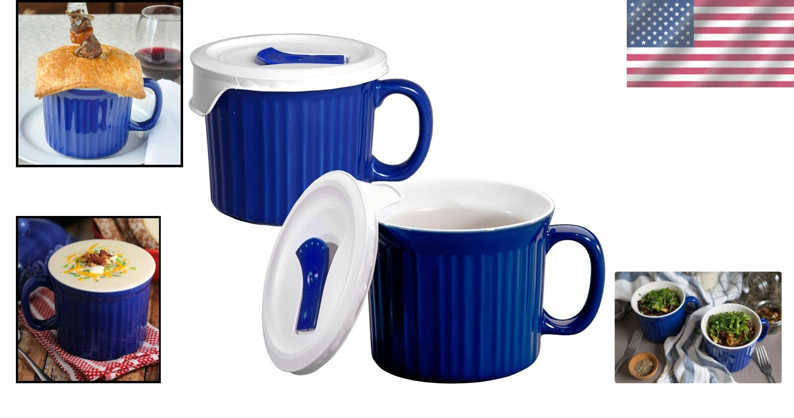 Versatile 20 oz Meal Mugs for Soup & Oatmeal - BPA-Free & Dishwasher Safe