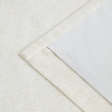 Load image into Gallery viewer, Luxury 2-Panel Blackout Curtains - Natural Linen Blended Pinch Pleat Style 90”