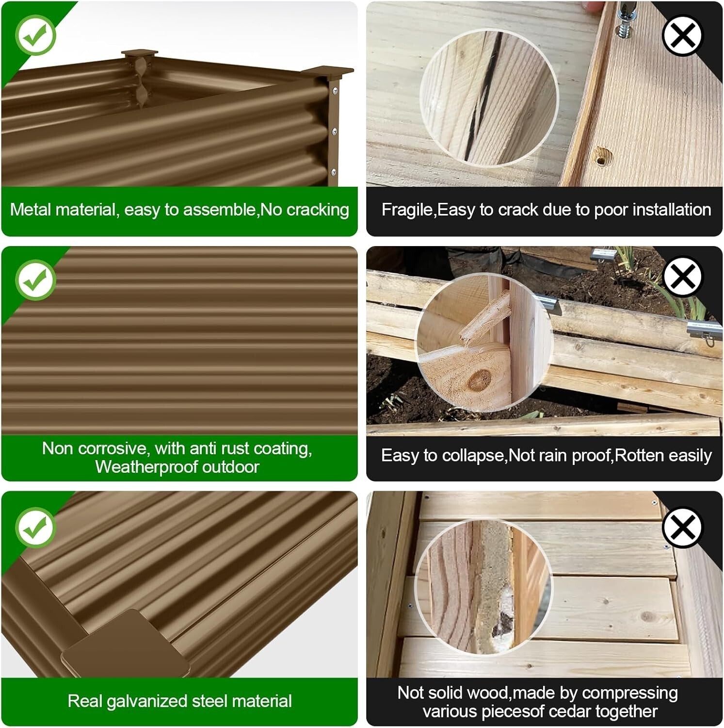 Spacious Galvanized Oval Garden Bed with Legs - Perfect for Vegetables & Flowers