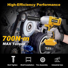 Load image into Gallery viewer, Versatile Electric Impact Wrench with LED Light and Tool Box - 1/2 inch Drive