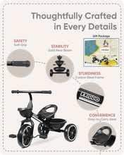 Load image into Gallery viewer, Triangular Design Kids Tricycle for Ages 2-5 - Lightweight &amp; Safe Gift