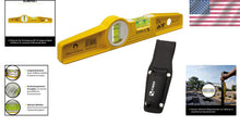Load image into Gallery viewer, Portable Magnetic Measuring Level 10in with Durable Holster for Professionals