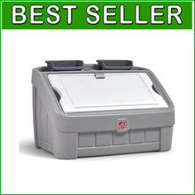 Load image into Gallery viewer, 2-in-1 Kids Toy Storage Box &amp; Art Easel - Innovative Organizer for Creative Play