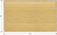 Load image into Gallery viewer, Easy-to-Install 6'x10' Shade Cloth with Grommets – Perfect for Weddings &amp; Events