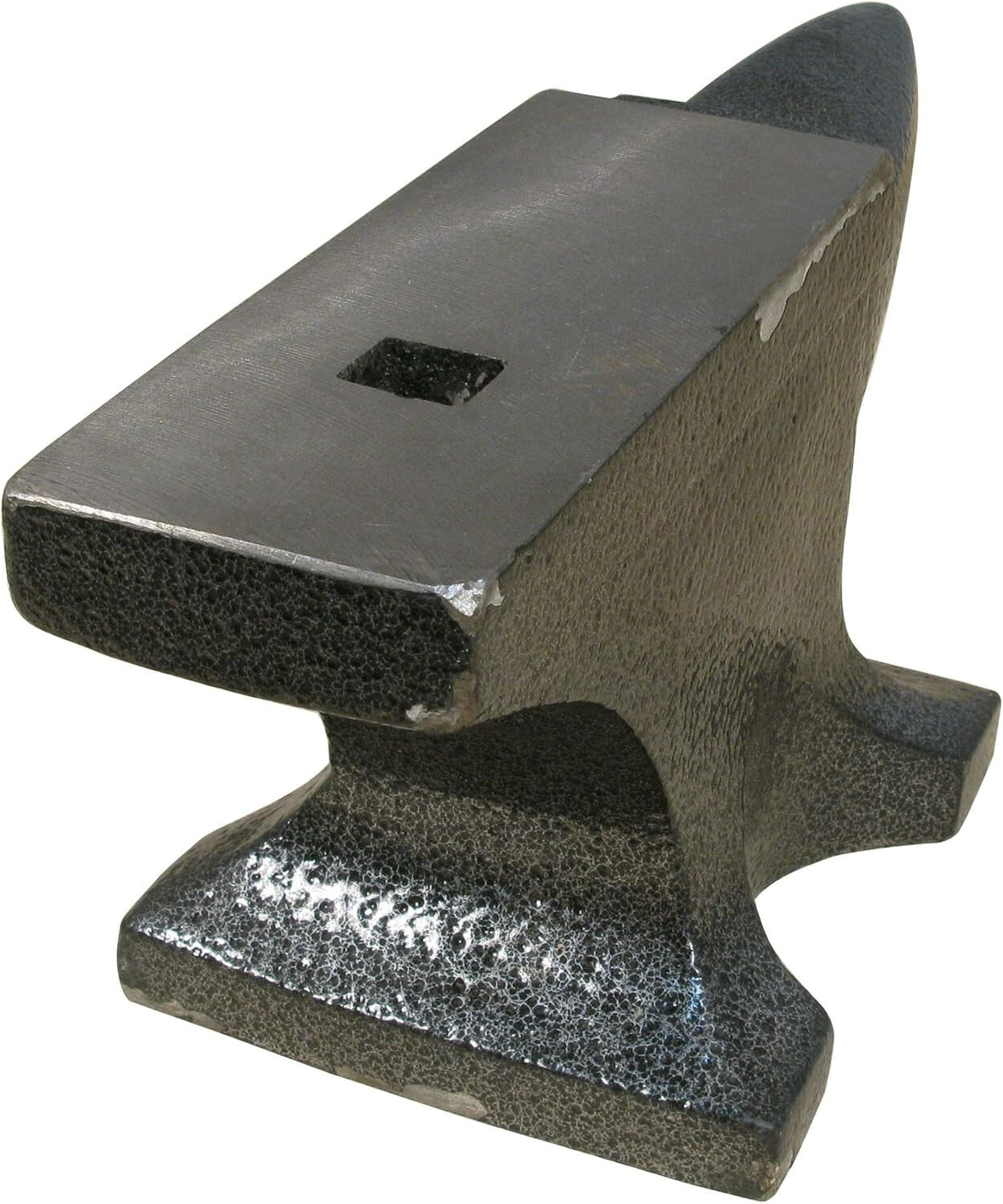 Durable 25 lb Cast Iron Anvil with Polished Surface - Perfect for DIY Metalwork