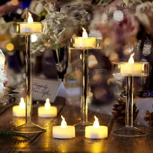 Load image into Gallery viewer, 200-Pack Flameless LED Tea Lights - Flickering Warm White for Elegant Decor