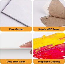 Load image into Gallery viewer, Ready-to-Paint 11x14" Canvas Boards - 24 Pack, Ideal for Home Decor &amp; Crafts