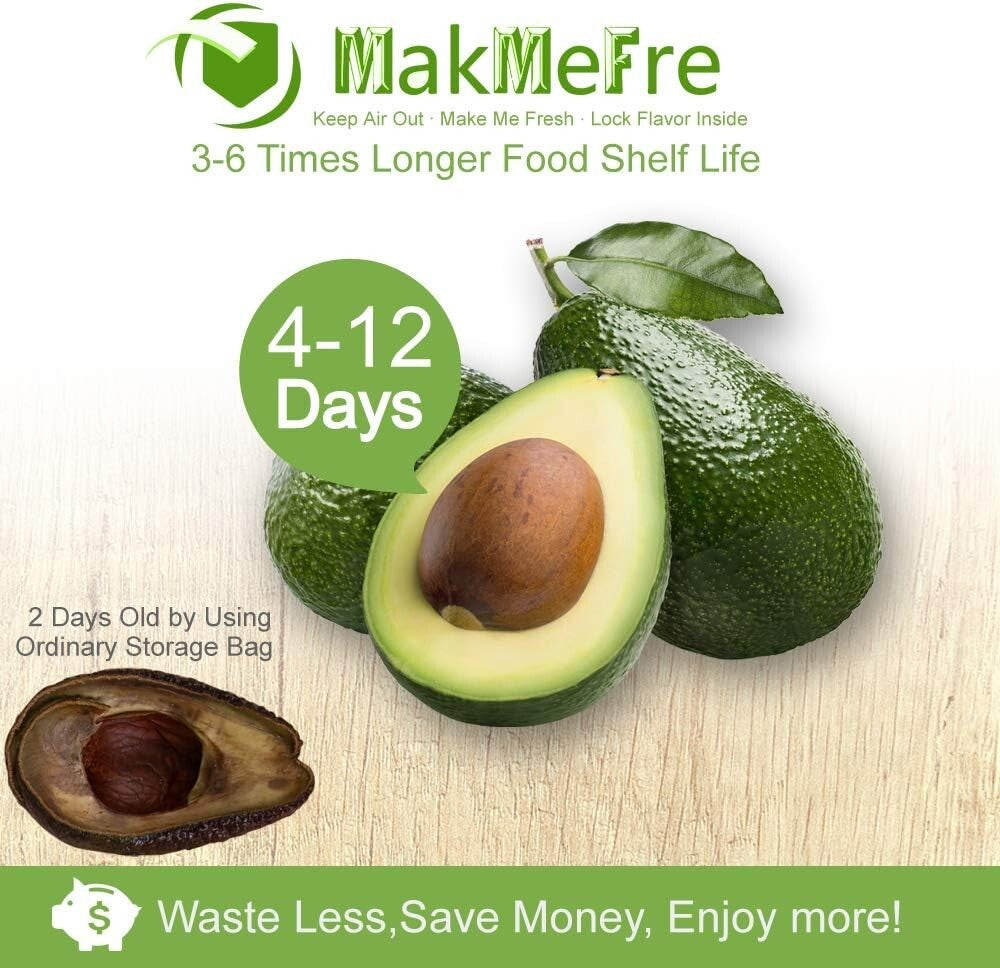 Economical 8 Pack Vacuum Sealer Bags - Puncture Resistant for Food Preservation