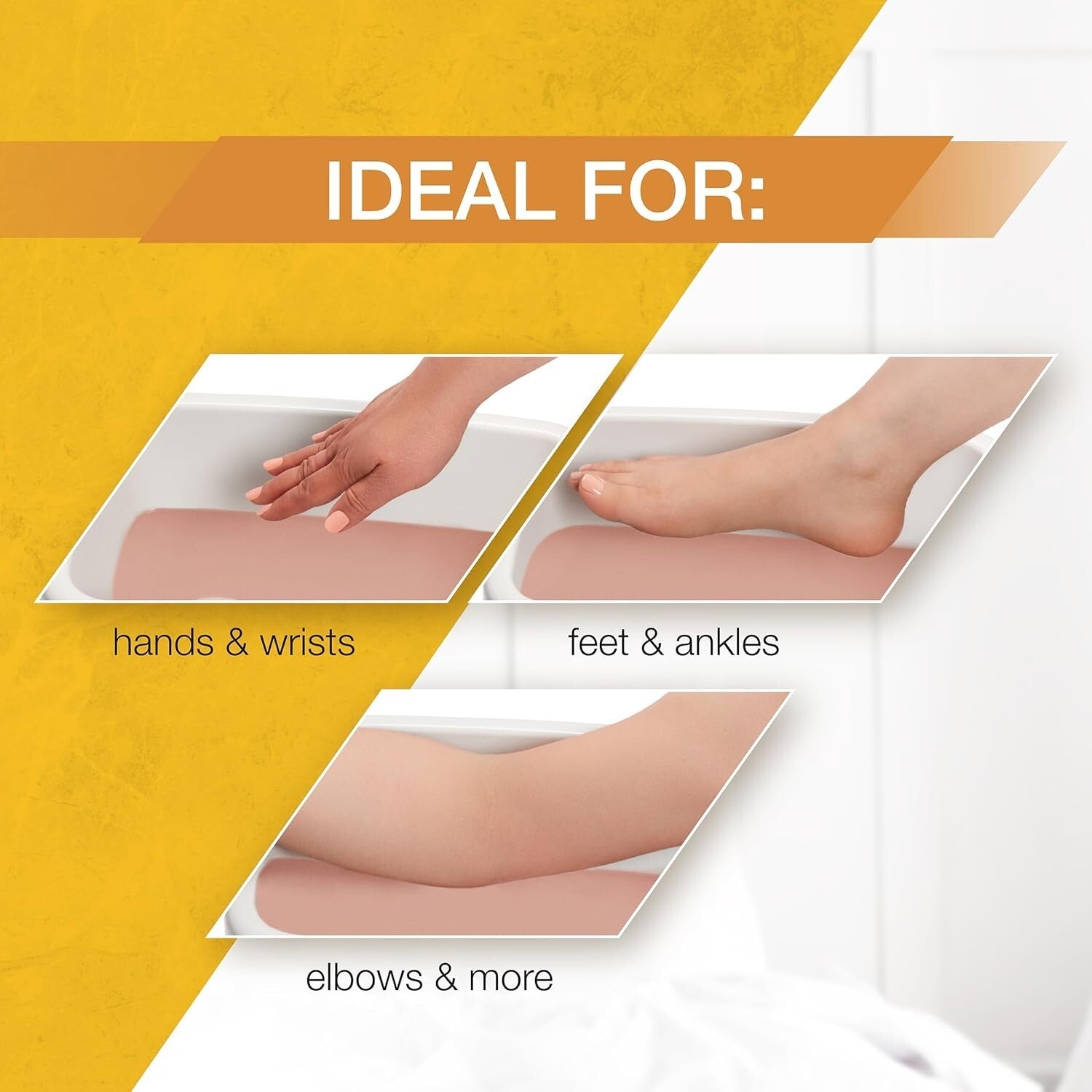 Digital Paraffin Wax Bath for Hand and Foot Therapy with Peach Wax - Spa Quality