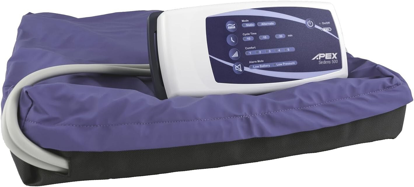 MobiCushion 17" x 17" Pneumatic Wheelchair Cushion - Pressure Relief & Comfort